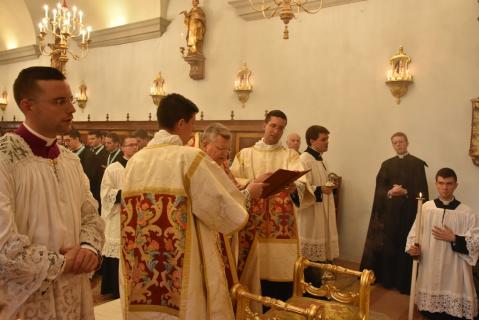 Chant du <em>Te Deum</em> en action de grâces