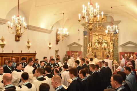 Chant du <em>Te Deum</em> en action de grâces