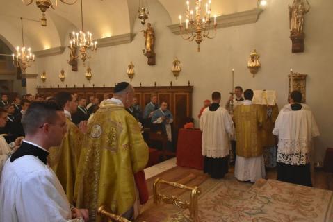 Chant de l&rsquo;Evangile par le diacre