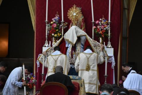 Bénédiction du Saint Sacrement