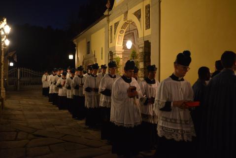 Procession de sortie