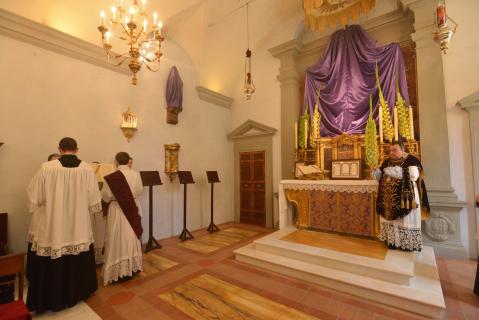 Chant orné de la dernière partie de la Passion par le Diacre