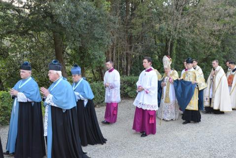 Procession jusqu&rsquo;à la chapelle