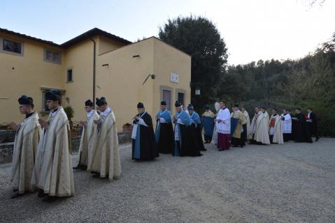 Procession jusqu&rsquo;à la chapelle
