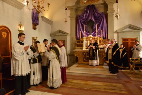 Chant orné de la dernière partie de la Passion par le Diacre