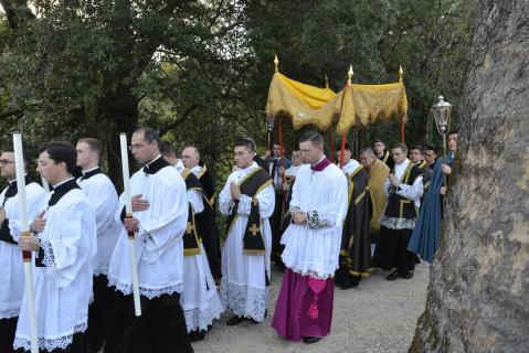 Retour en procession