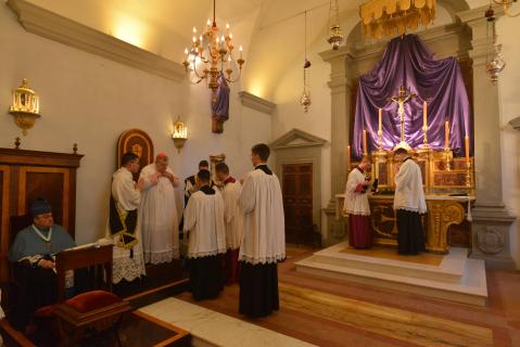 Déshabillement du Pontife