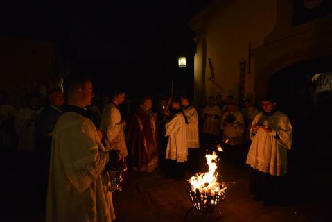Bénédiction du feu nouveau
