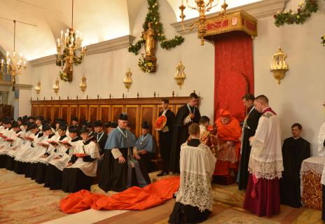 Bénédiction du sous-diacre après le chant de l&rsquo;Épître