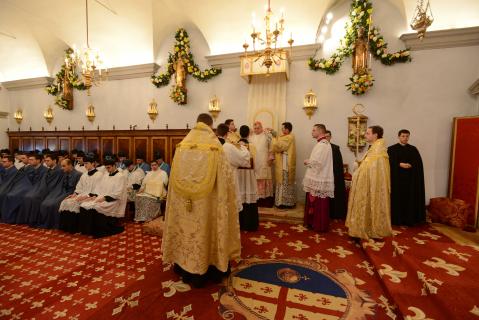 Habillement du Pontife