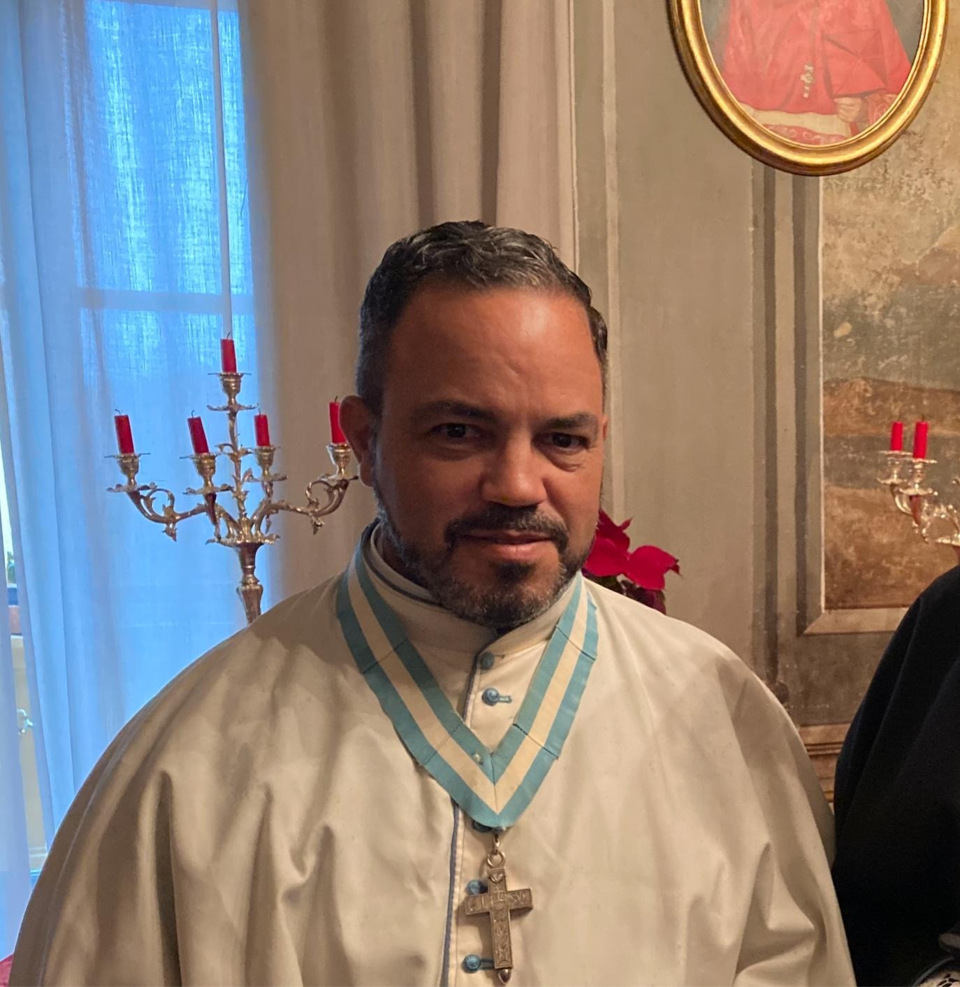 Le chanoine Henrique Fragelli (31 janvier 1964 – 1er mars 2023) à Gricigliano, le 29 janvier 2021.