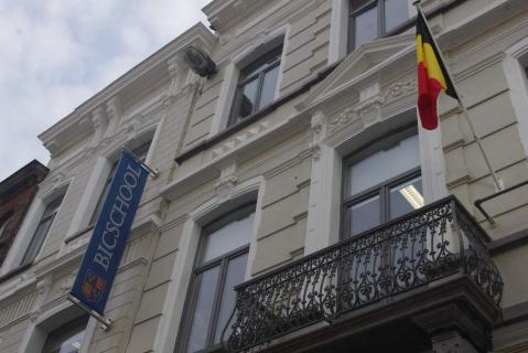 Le nouveau bâtiment de notre école à Bruxelles