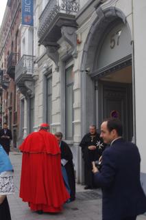 Arrivée du Cardinal