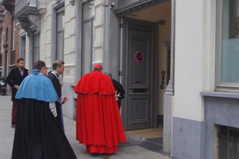 Arrivée du Cardinal