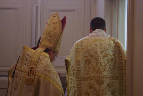 Retour à la Sacristie
