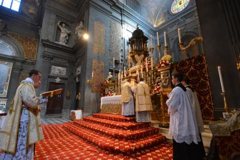 Epître chantée par le sous-diacre