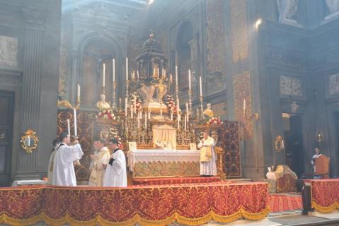 Chant de l&rsquo;Evangile par le diacre