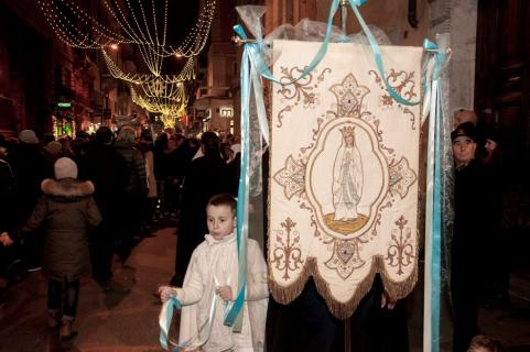 La bannière de procession