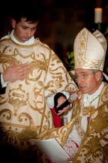 S.Exc. Mgr Gänswein donne une brève homélie