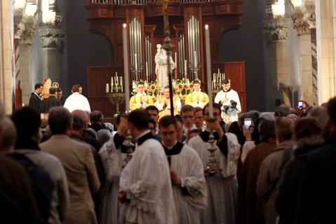 Sortie en procession