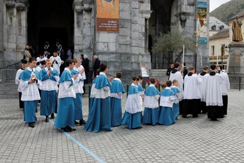 Sortie en procession