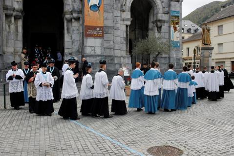 Sortie en procession