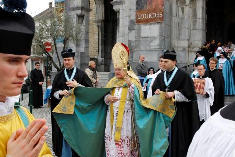 Sortie en procession