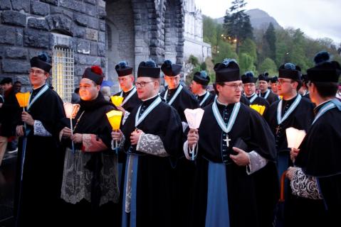 Mise en place de la procession