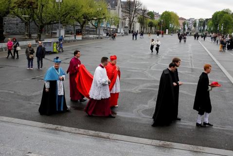 Arrivée du Cardinal