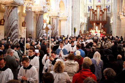 Sortie en procession 