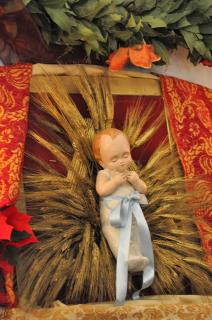 L&rsquo;Enfant-Jésus exposé au réfectoire