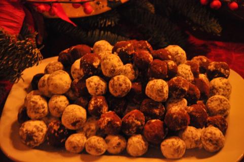 Les truffes <i>maison</i> préparée pour l&rsquo;occasion par un séminariste attentionné