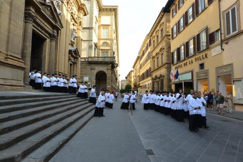 Procession de sortie