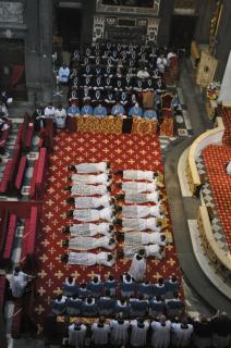 Chant de la litanie des saints