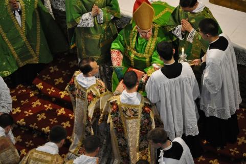 Remise du livre des épîtres