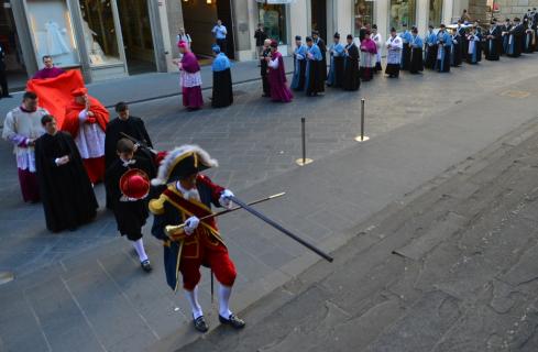 Arrivée de S.E.R. le Cardinal Burke