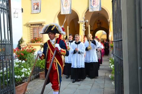Procession pour aller à la chapelle