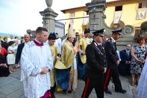 Procession pour aller à la chapelle