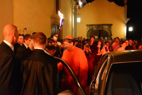 Départ du cardinal Betori 