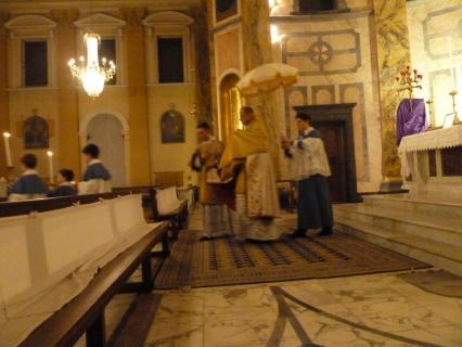 Procession vers le Reposoir