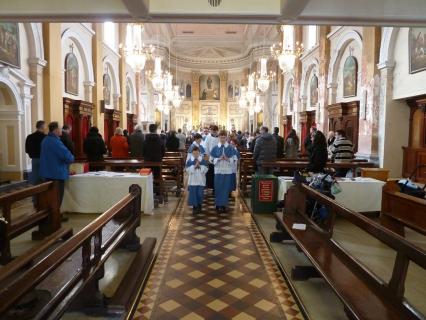 Sortie en procession
