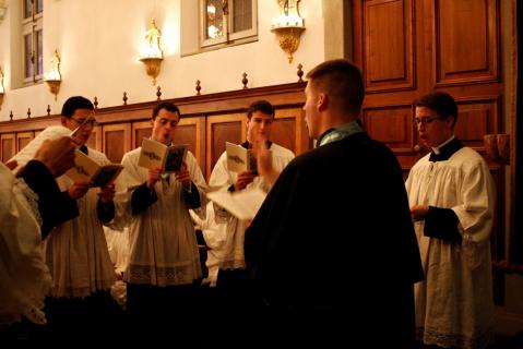 Répons chanté par la schola