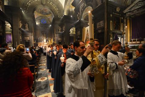Procession vers le Reposoir