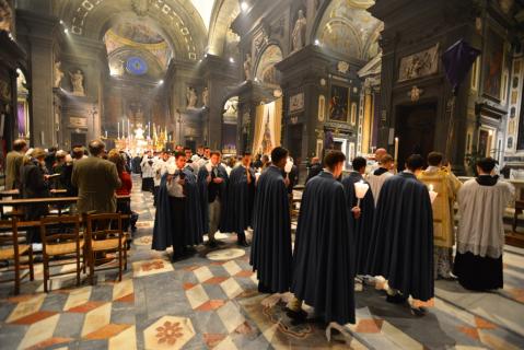 Procession vers le Reposoir