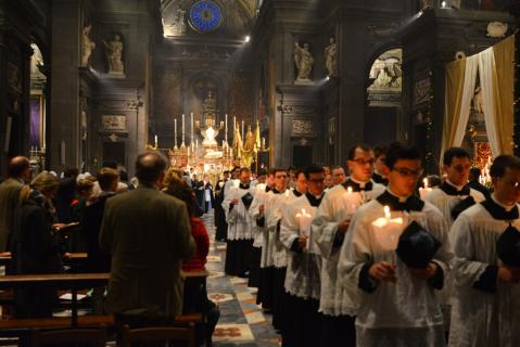 Procession vers le Reposoir