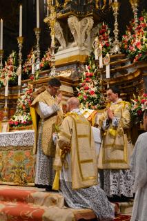 Bénédiction du sous-diacre après le chant de l&rsquo;Epître