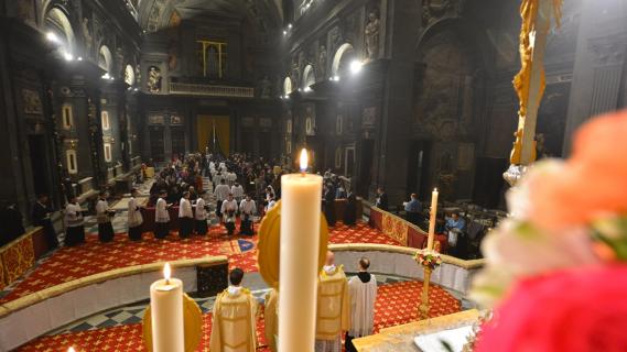 Sortie en procession