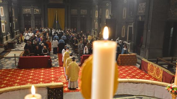 Sortie en procession