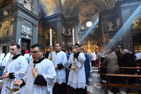 Sortie en procession