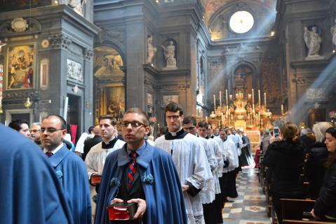 Sortie en procession